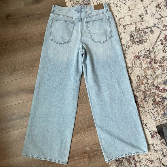 Madewell Super Wide Leg Jeans in Ahern Wash - Picture 5 of 5
